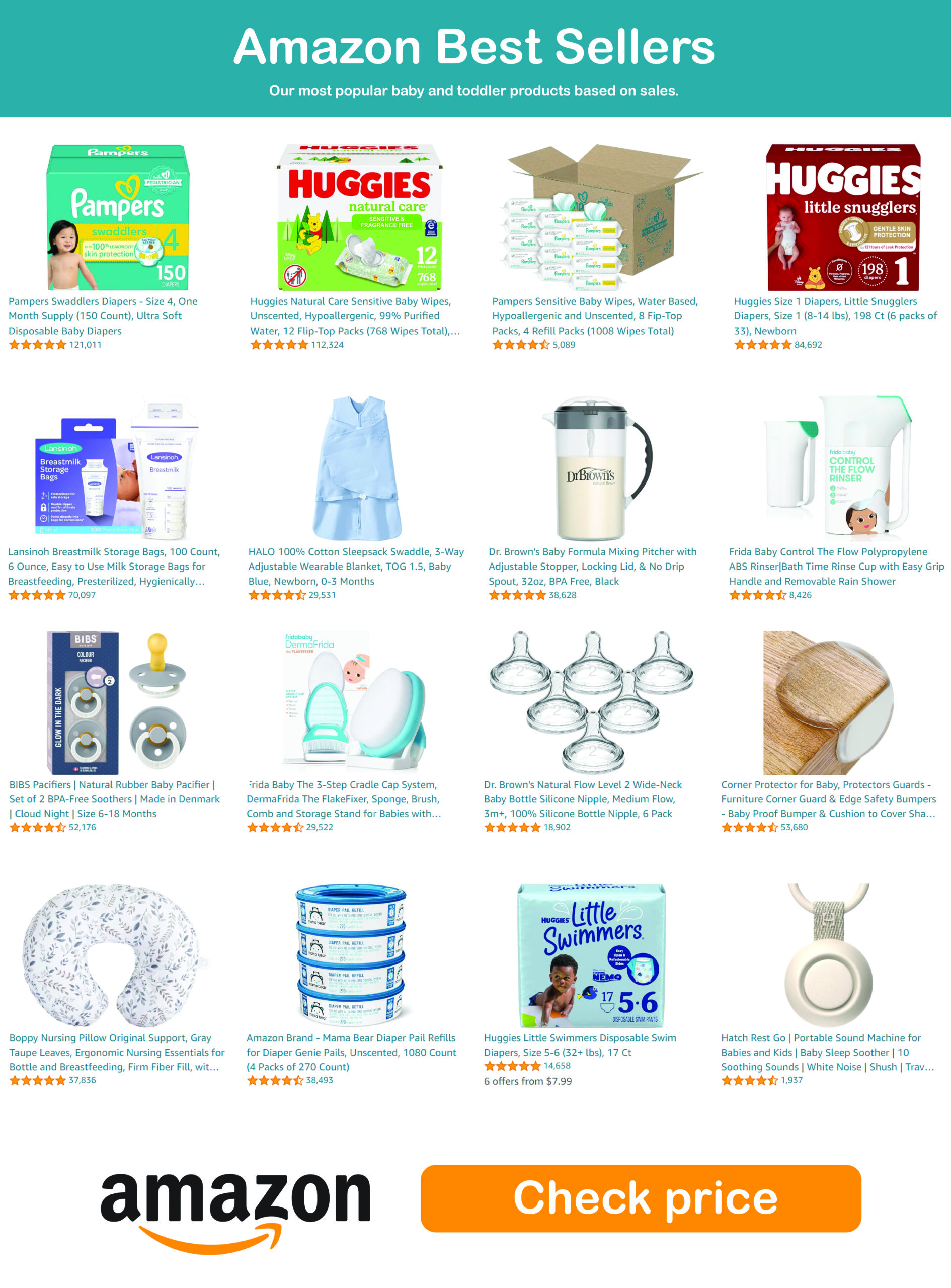 Amazon Baby Bestsellers Affiliate Ad